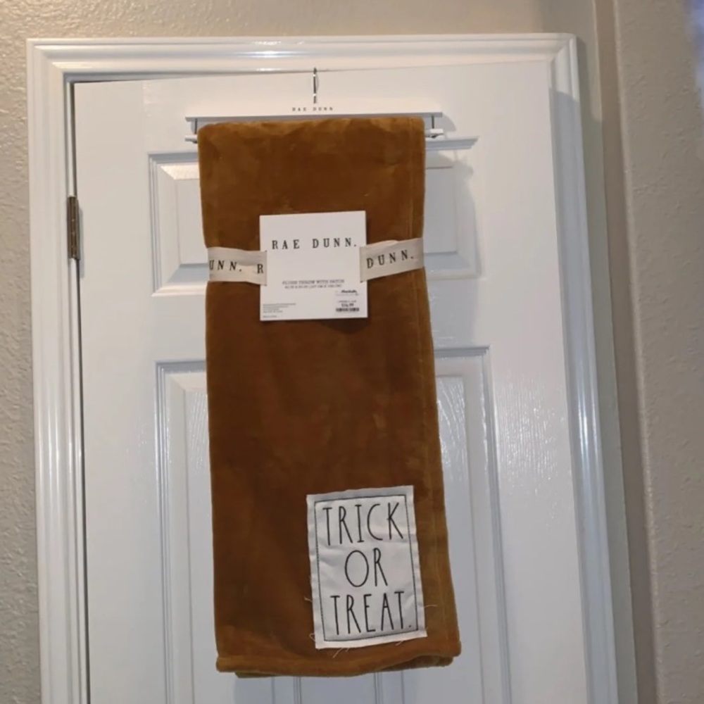 Rae Dunn plush throw